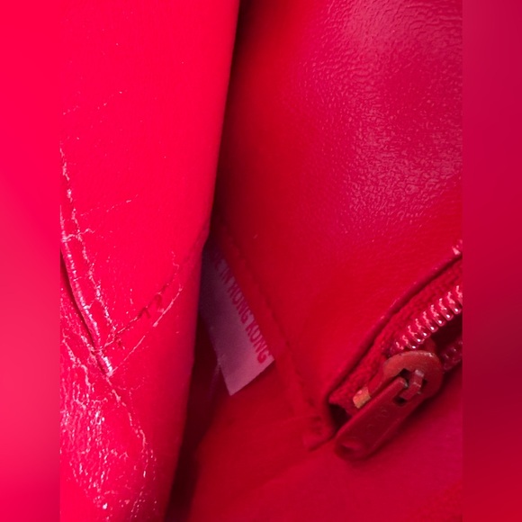 Vintage metal mesh red purse - Picture 6 of 8